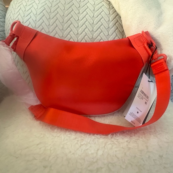 NWT Original UGG Nasha Belt Sling Bag Clear Fanny Pack Clear Hazard Orange - Picture 3 of 4